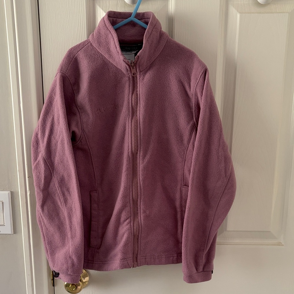 Columbia Dusty Mauve Full-Zip Fleece‎ Jacket